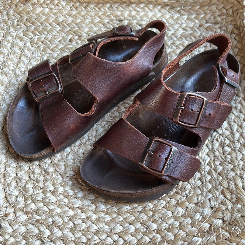 Birkenstock Brown Leather Sandals